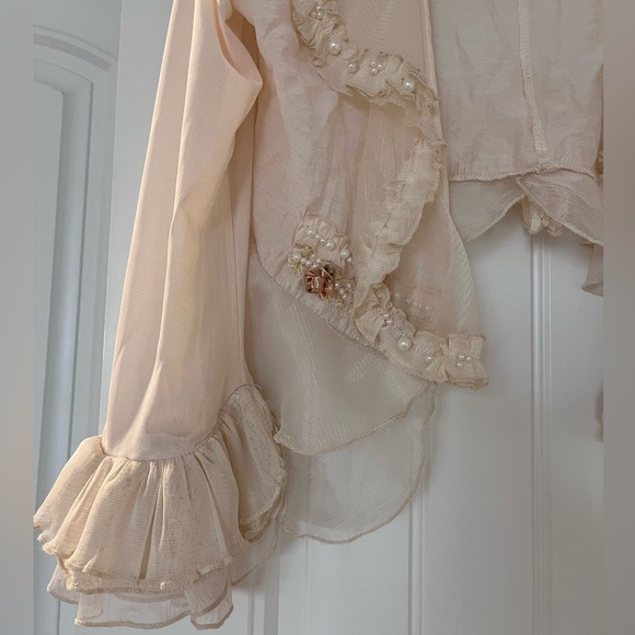 Cream vintage cardigan - Picture 4 of 5